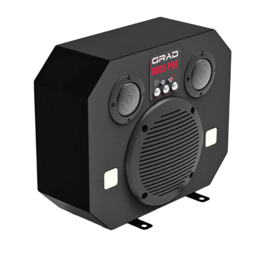 Ультразвуковой и инфразвуковой отпугиватель птиц, грызунов, собак "Grad Duos PRO"